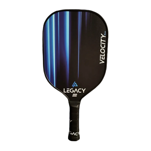 Legacy Velocity lives up paddle bluelighting on black pattren 