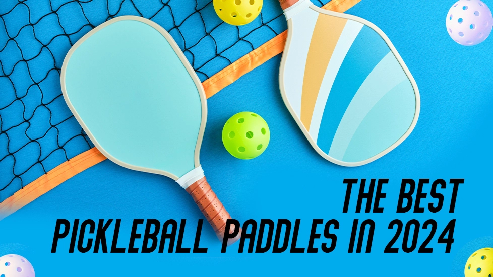 The best pickleball paddle in 2024 is a blog feature image with text on it