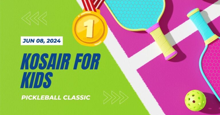 Kosair for Kids Organizing a Pickleball Tournament