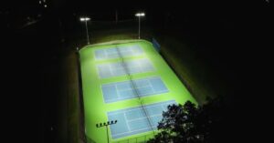 Led Lights in Pickleball Courts