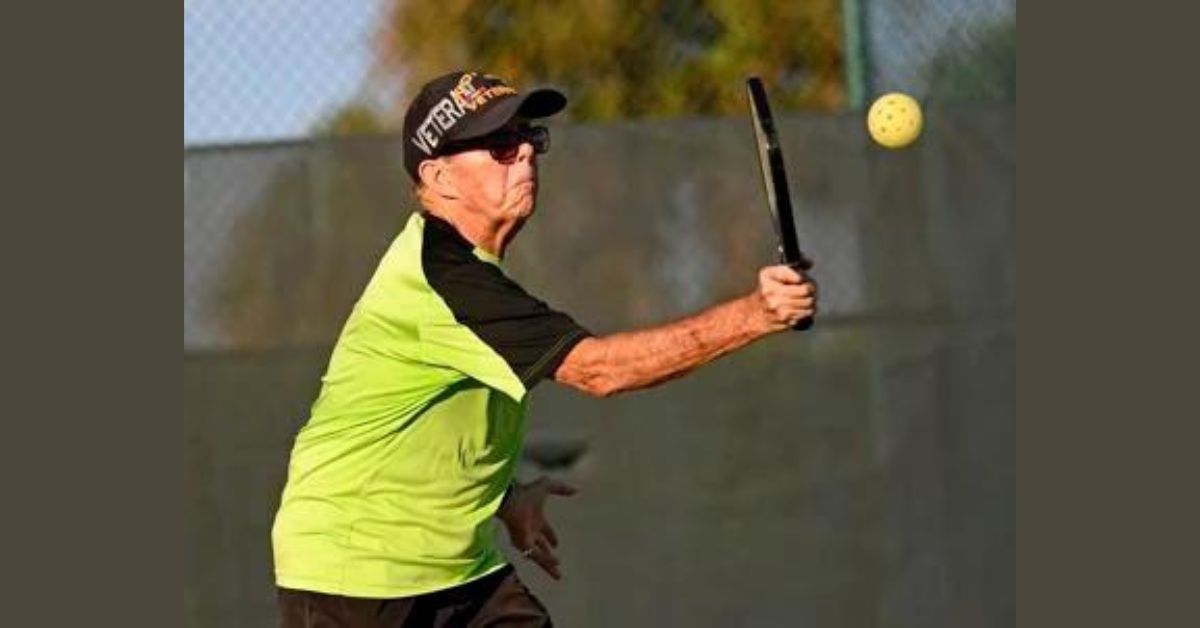 Deane Chickering Playing Pickleball