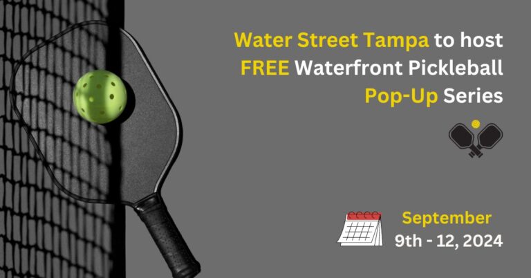 Water Street Tampa Hosting a Special Pop-Up Event