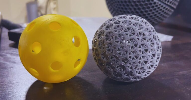 New 3D-Printed Quiet Pickleball Introduced