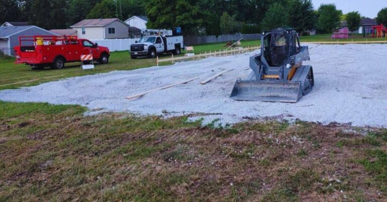 Progress Continues on New Pickleball Courts at Bourbonnais Park