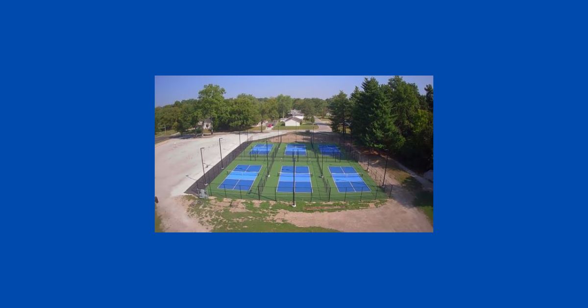 Kingsbury Park District’s pickleball courts