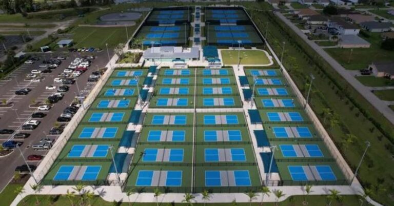 Cape Coral Features 32 New Pickelball Courts at Lake Kennedy Racquet Center